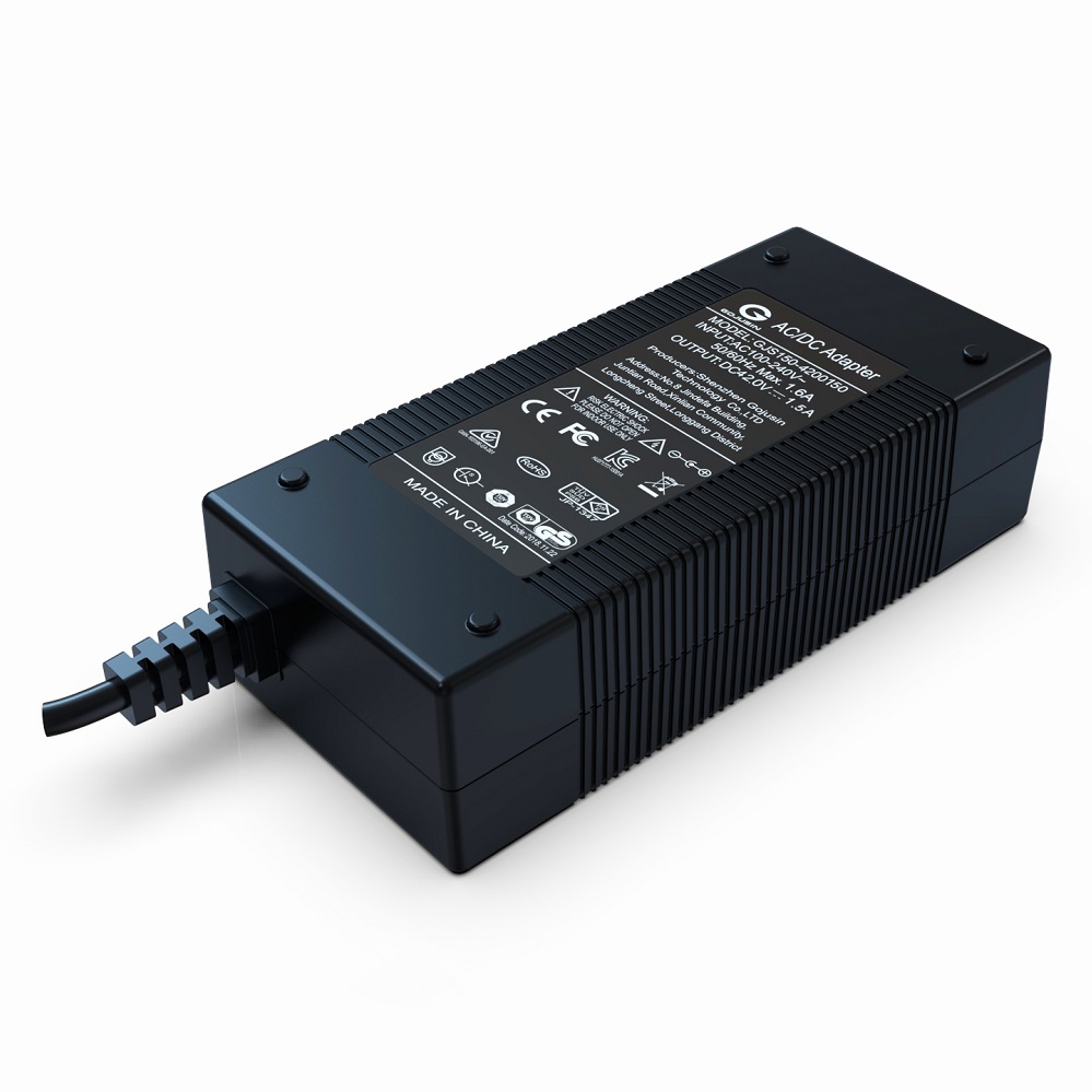 Портативное 42v 1.5a быстрое литий-ионное зарядное устройство KC CE Rohs SAA FCC сертификат литиевая батарея Скутер зарядное устройство для электромобилей