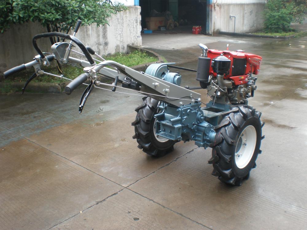 2 wheels Chinese hand walking tractor small multipurpose farming hand tractors for agriculture machinery plough rotary