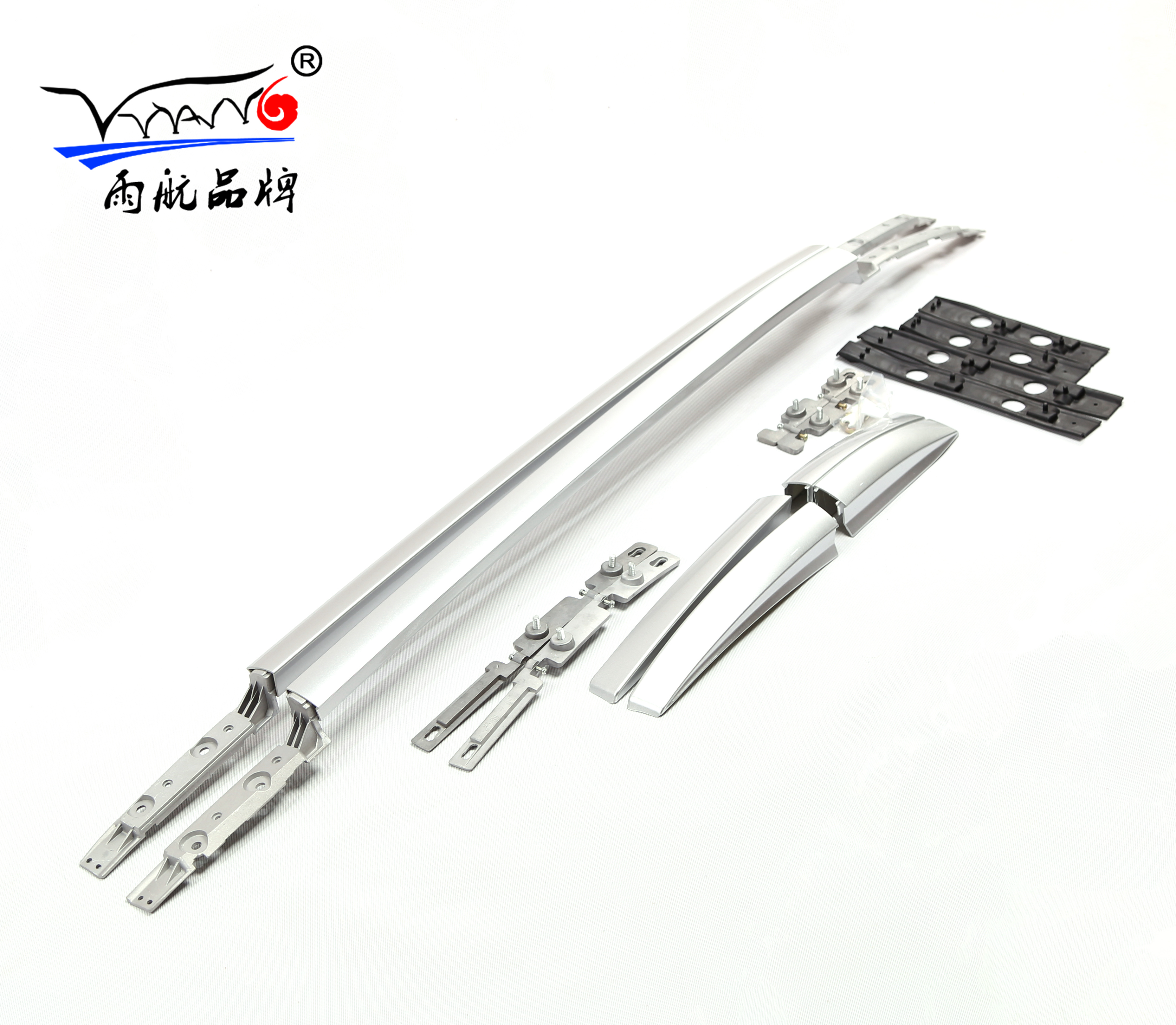 YH-C-093 высококачественный багажник на крышу из алюминиевого сплава, багажник, боковые рельсы, направляющие на крышу для Nissan Qashqai 2016-2018