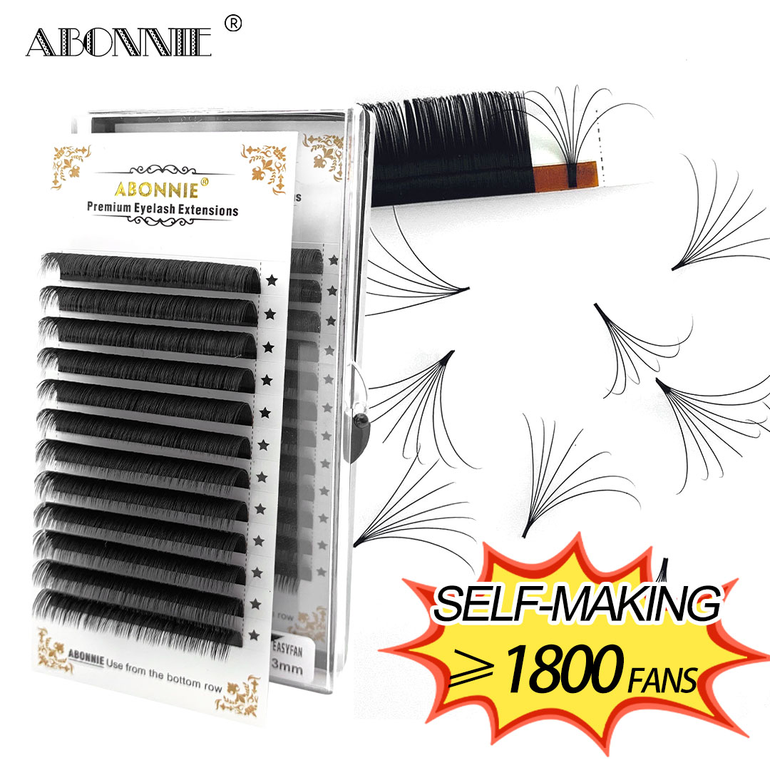 Поставщик ресниц, частная этикетка, 16 рядов, искусственная норка, русский поставщик, большой объем, веер, лоток для ресниц, легкое наращивание ресниц