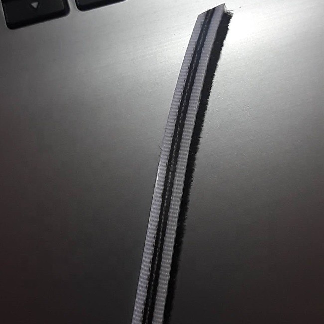 Sliding and wood door adhesive seal brush weather strips