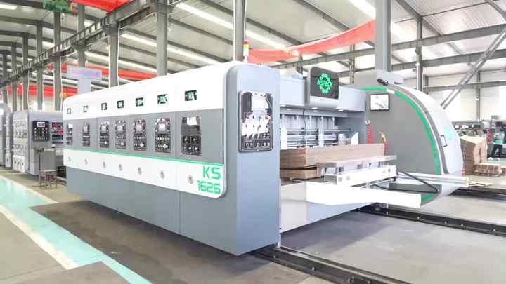 Carton Pizza Box Automatic 3 4 5 Colors Flexo Ink Printing Slotting Die ...