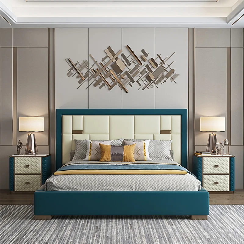 5 star quality modern italian style luxury hotel bed 160 x 200