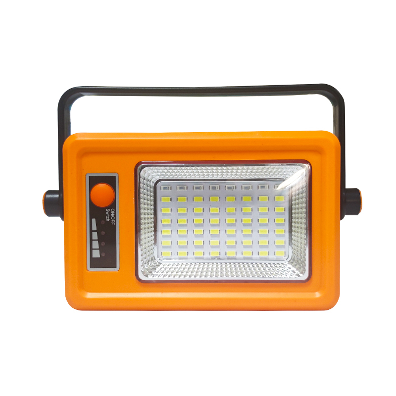 Светодиодный рабочий портативный водонепроницаемый прожектор на солнечной батарее 50 Вт, перезаряжаемый прожектор