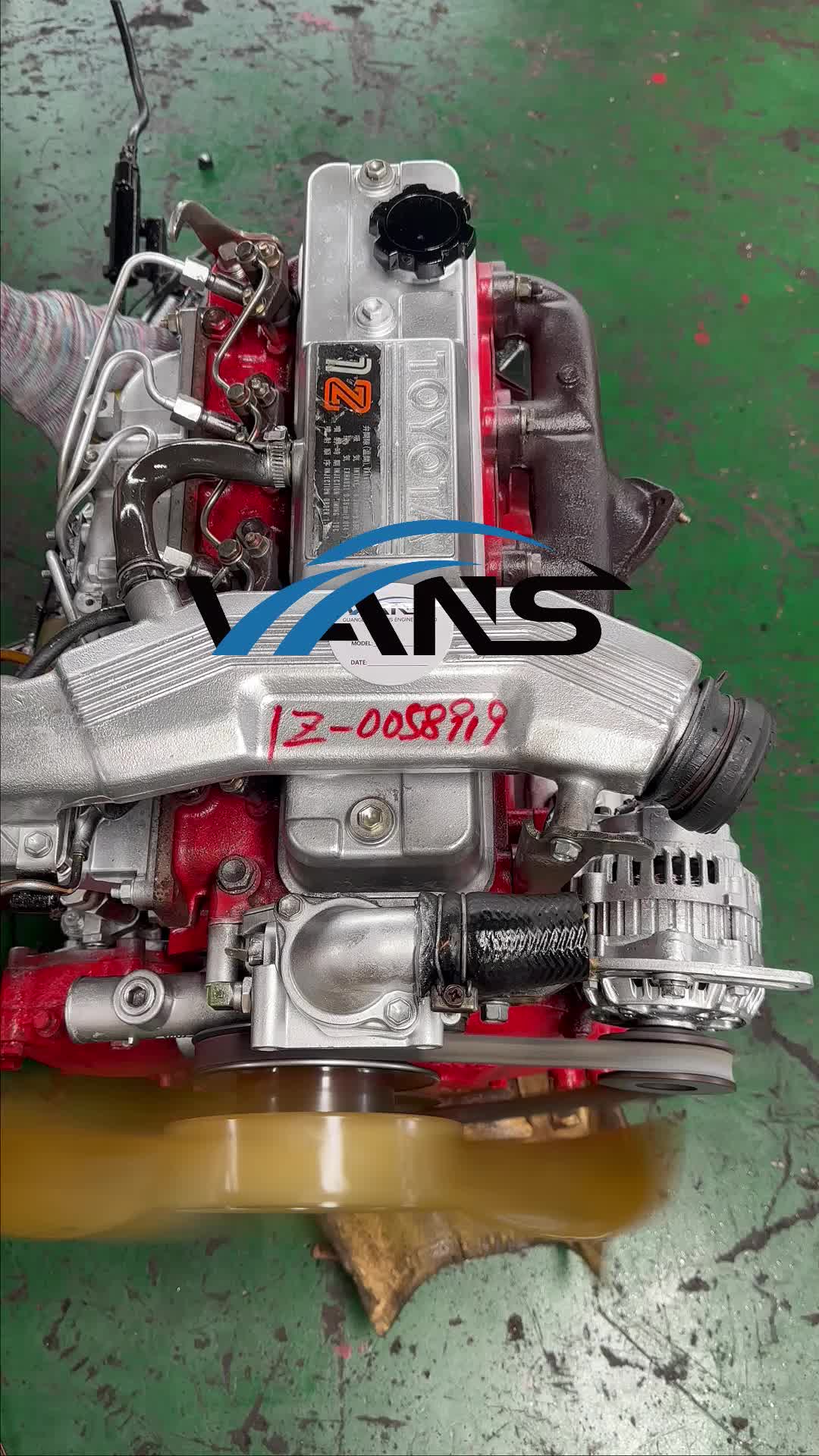 Original 1DZ Used Complete Engine for Toyota Land Cruiser