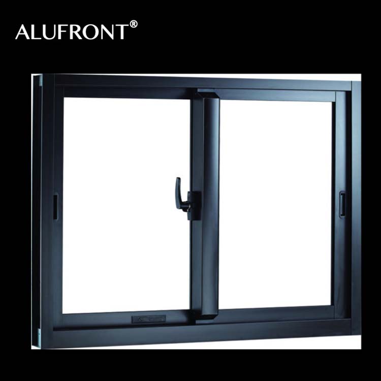 Alufront janela de correr de alumínio com vidros duplos AS2047 cumprir com a Austrália padrão