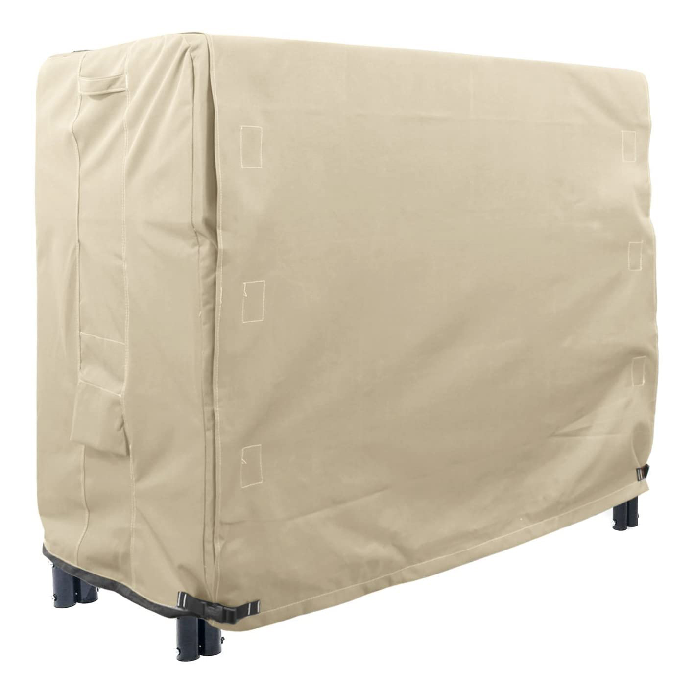 Таможня 4 фута 600D сверхмощный черный водонепроницаемый патио открытый крышки дров Крышка стойки