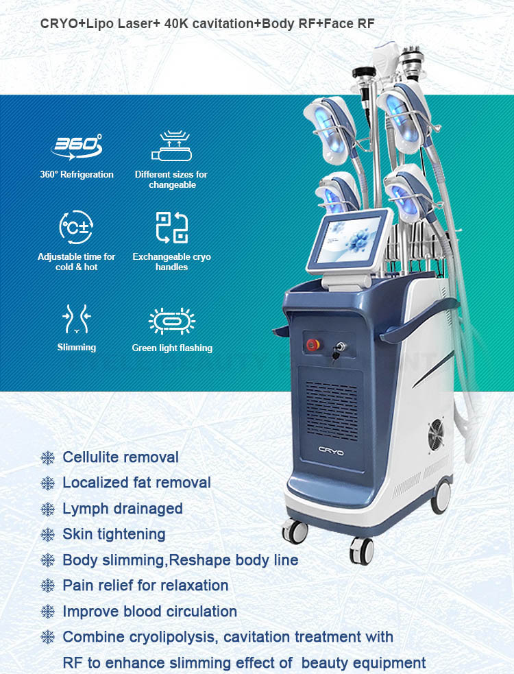 2022 360 Cryolipolyse Cryotherapy Machine / Criolipolisis Machine Cryolipolysis