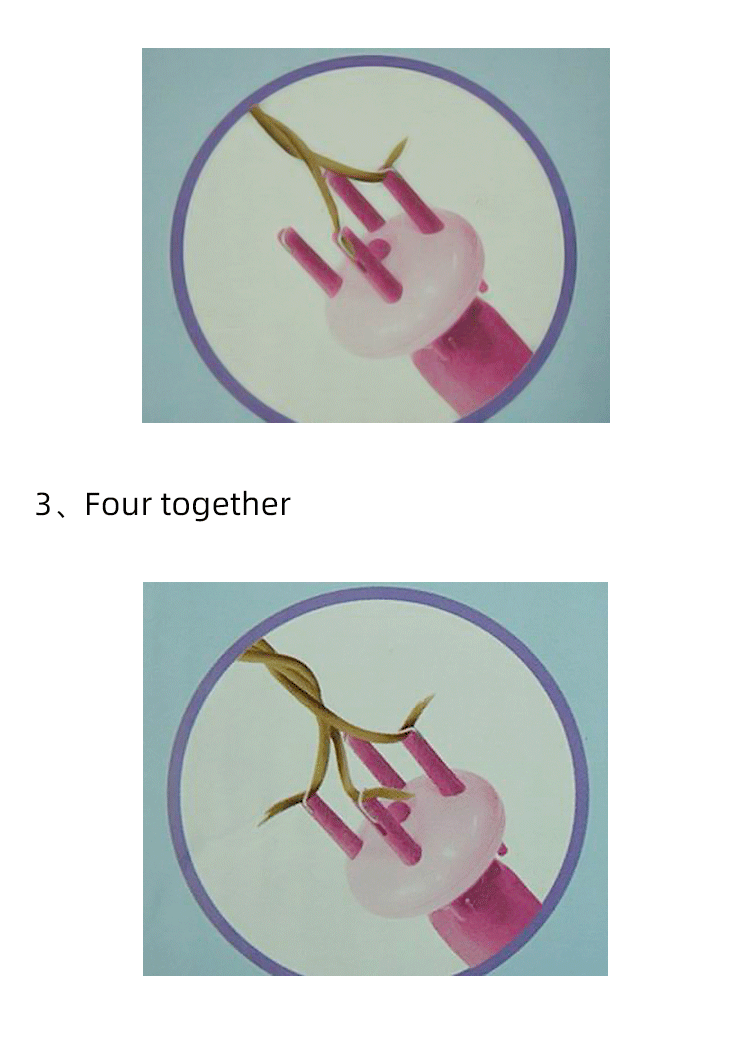 4 pins braider private label braiding hair