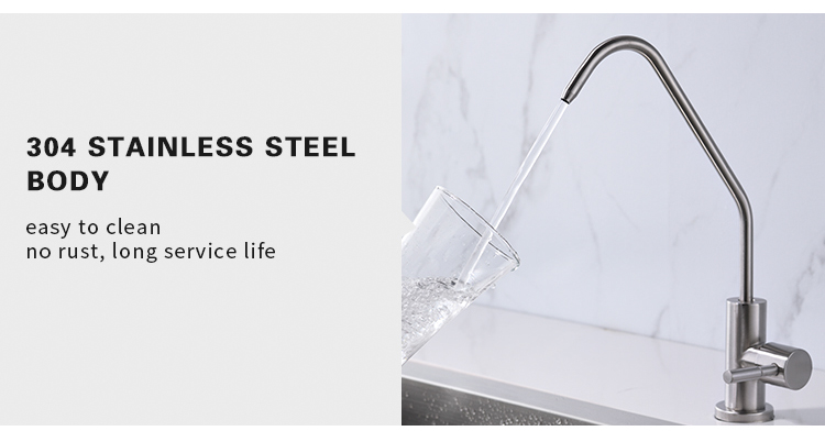 Gooseneck Ro Filter Kitchen Taps 304 Filtered Water Tap Grifos Para Tarja De Cocina