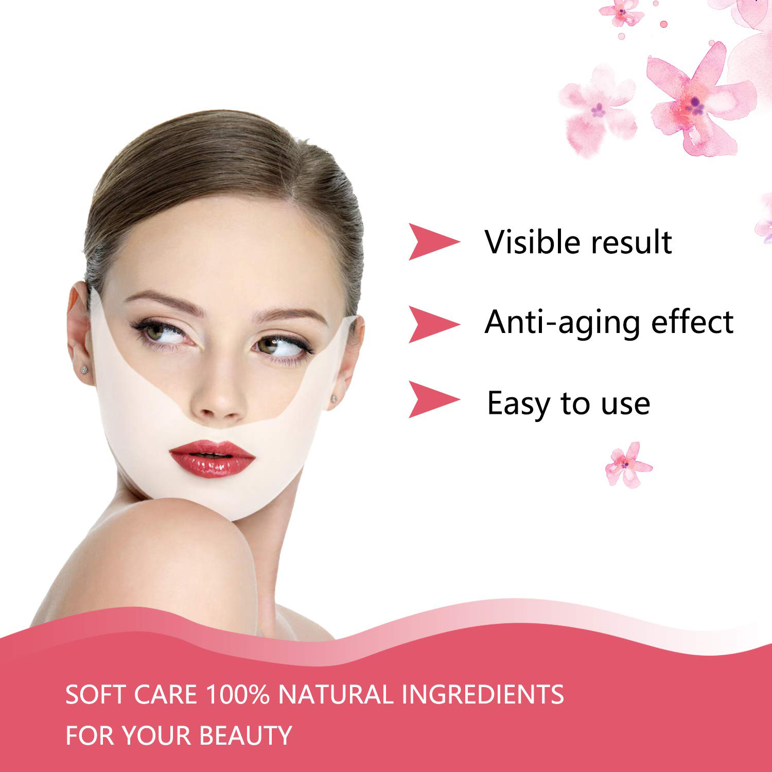 Factory Supply Private Label V Lifting Moisturizing Firming Slimming Face Mask