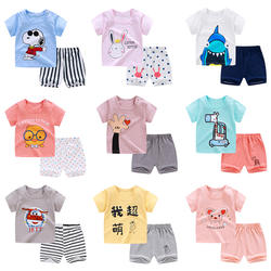 Bebê Roupas de verão Conjuntos Crianças Loungewear conjuntos Pijamas Do Bebê Das Meninas Dos Meninos Pijamas Pijamas De Algodão