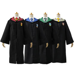 Harry potter hoodies Cosplay Costume Kids and Adult harry Potter Robes Cloak Halloween Party Costumes