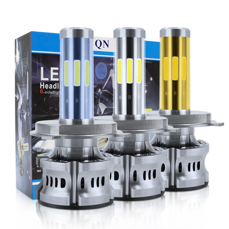 Новая автомобильная светодиодная фара COB Чип N8 H4 9007 H1 H13 100 Вт 8000LM Светодиодная лампа подходит для всех автомобилей