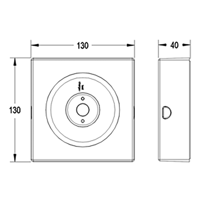 Self-Contained Emergency UFO Lamp 3W emergency power supply for LED ceiling light