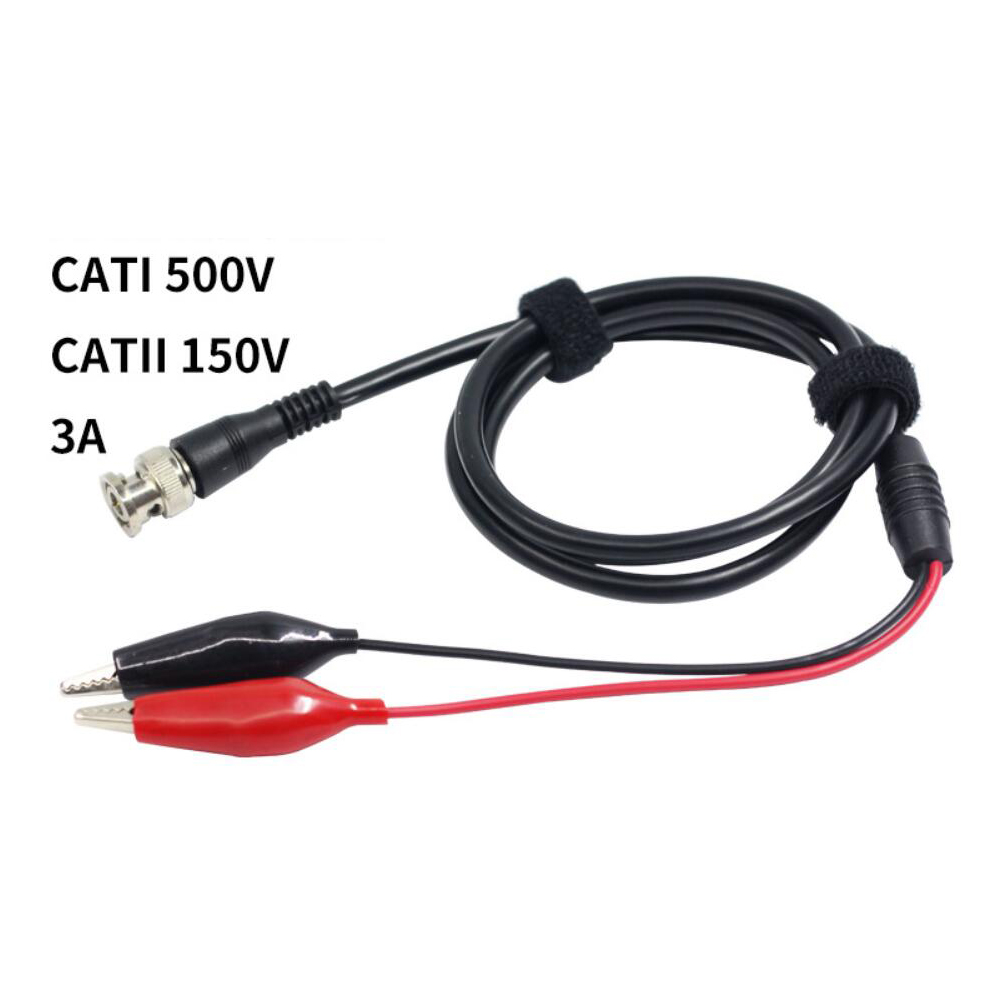 Разъем BNC для зажимов типа «крокодил», щуп для осциллографа, испытательный провод, коаксиальный кабель, медь 54 см