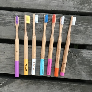 OEM wholesale Natural Nylon 4 biodegradable Bamboo Toothbrush