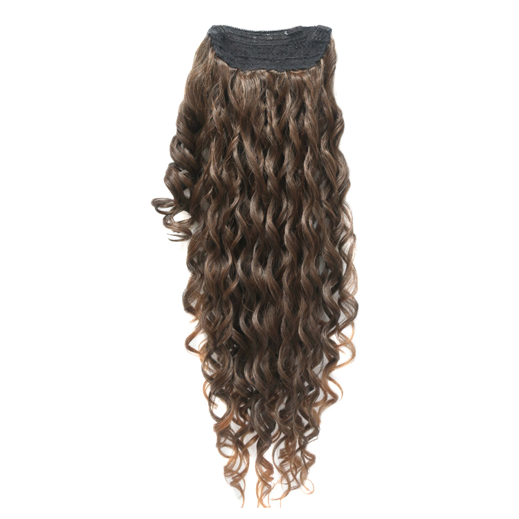 Новинка, длинные волнистые накладные шиньоны из синтетического волокна, черные женские накладные пряди из Натурального Волоса, хвост пони