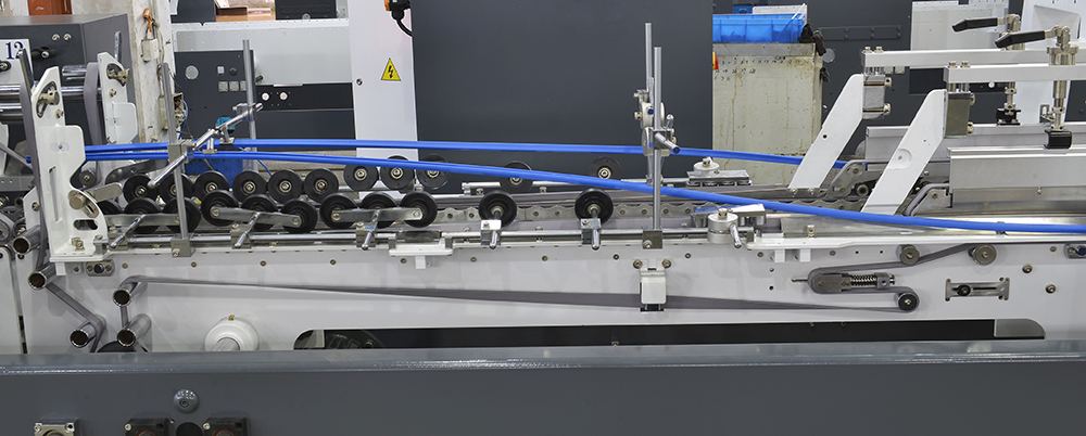 High Speed 4 Corner Folder Gluer Machine 400m/Min 800mm Blank Width