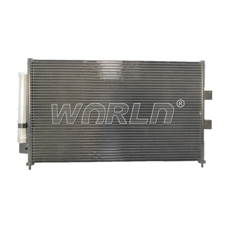 1x Black AC Condenser Radiator Cooling Fan Assembly For 07-09 Honda CR-V 2.4L