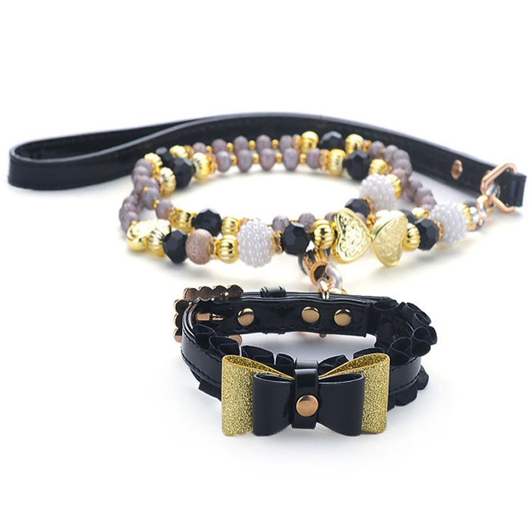 large bead dog collar