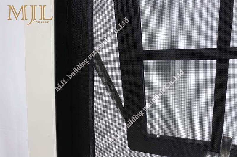 House Awning Powder Coated Grid Design Aluminium Laminated Glass Top Hung Window