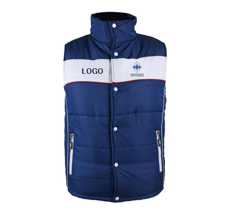 Лидер продаж, зимний жилет высокого качества теплые тренировки для мужчин буфами на рукавах платья без рукавов насыщенного синего цвета, куртка, топ на бретелях, жилет, оптом