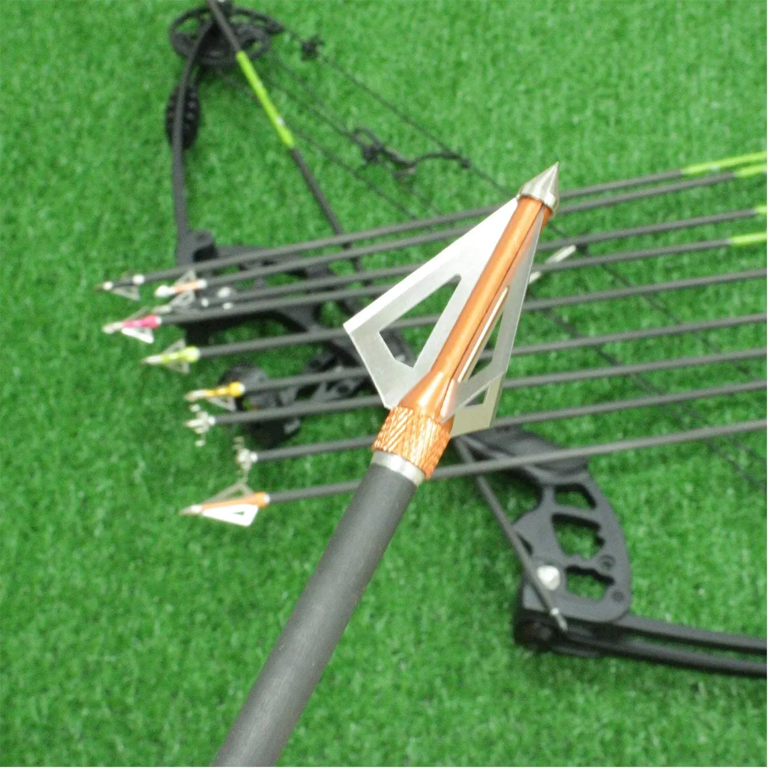 Archery Arrow 100grains Broadhead Arrow Hunting Tips Screw Archery Broadheads