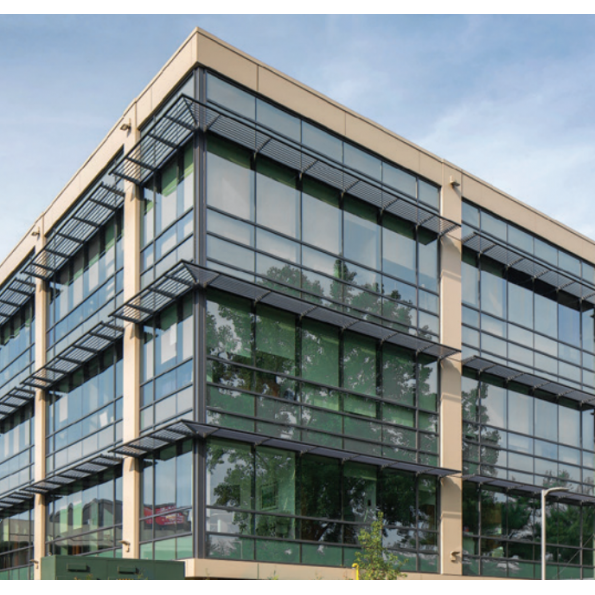 Fornecer 6mm 8mm Azul Reflexivo Painéis de Porta Dupla de Vidro Da Parede de Cortina do Edifício Exterior