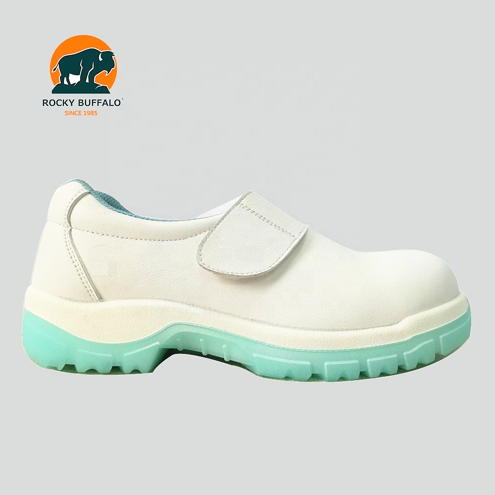 Рокки буйвол Удобная воздушная подошва без шнуровки дышащая коровья кожа wehite Больничная обувь на плоской подошве для женщин