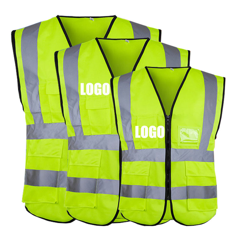 Светодиодная многофункциональная решетчатая куртка для бега, защита от отражения, Детская забавная Радужная Защитная Светоотражающая жилетка с несколькими карманами и высокой видимостью