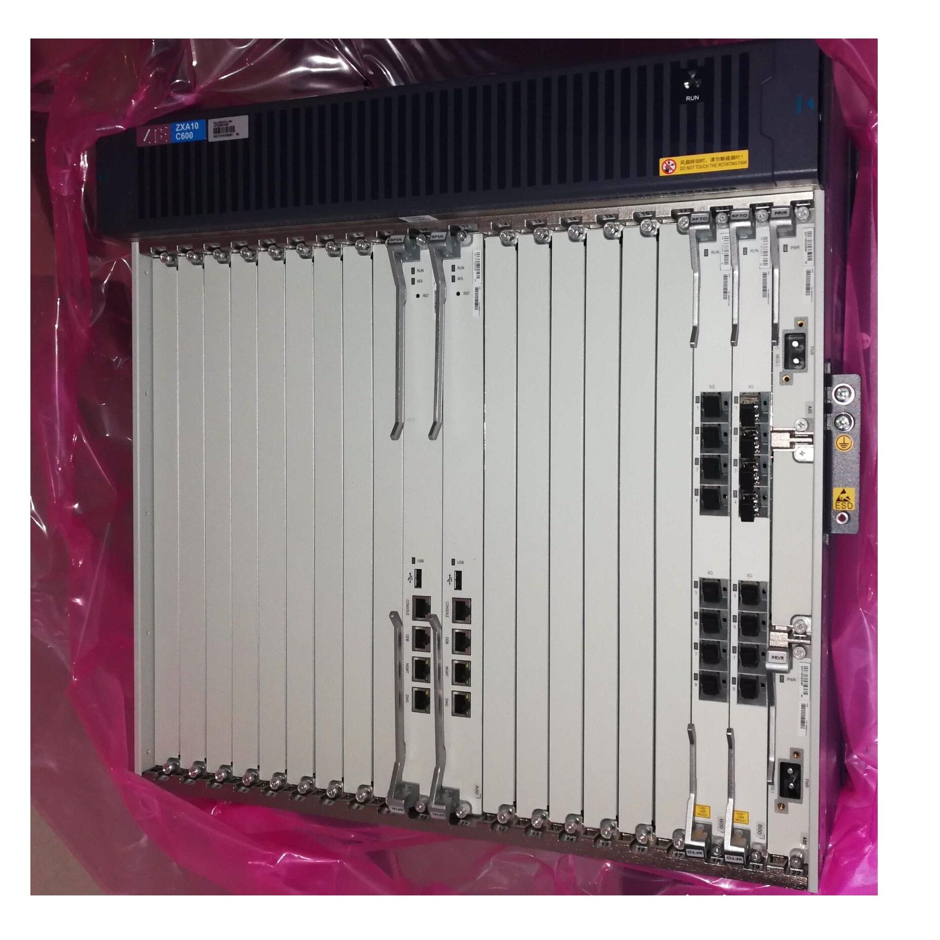 ZTE 10G XGS-PON OLT ZXA10 C600 for FTTH Solutions | Large Capacity