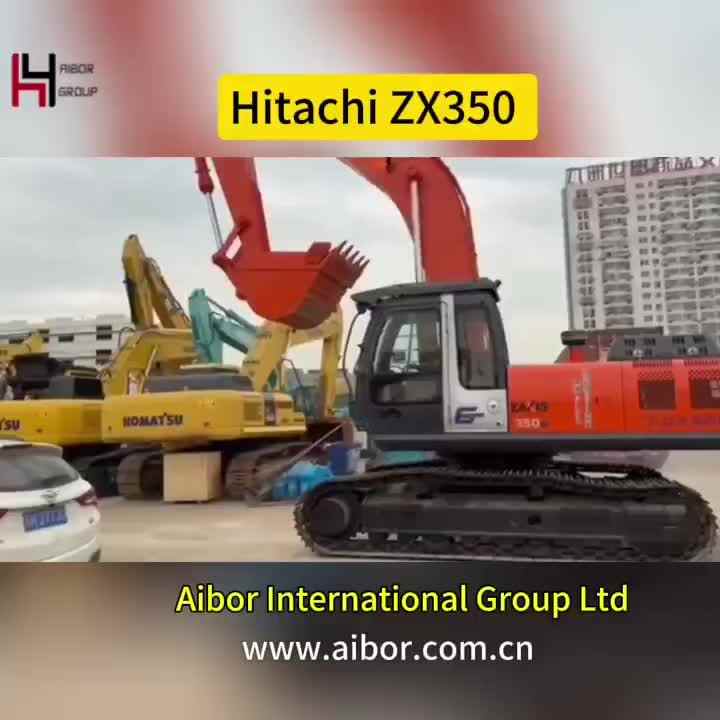 Japan Hitachi- Zx350 35 Ton Crawler Excavators Used Hitachi- Heavy