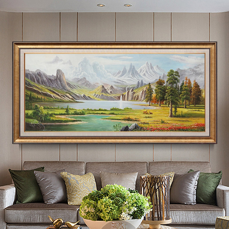 Animal Art wall Home decor oil painting horse unicorn picture Printed Canvas y84
