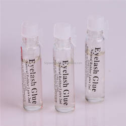 eyelash glue mini bottle 2ml 3d mink 5d mink full strip lash glue custom logo private label sticker provided eyelash glue