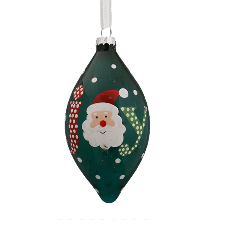 Стеклянный материал двойной Совет рождественские украшения для 2017