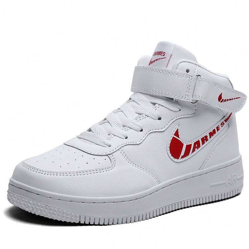 2020 Fashion Men Sports Running Shoes AJ Basketball Shoes Men Genuine Leather High Top Walking Shoes