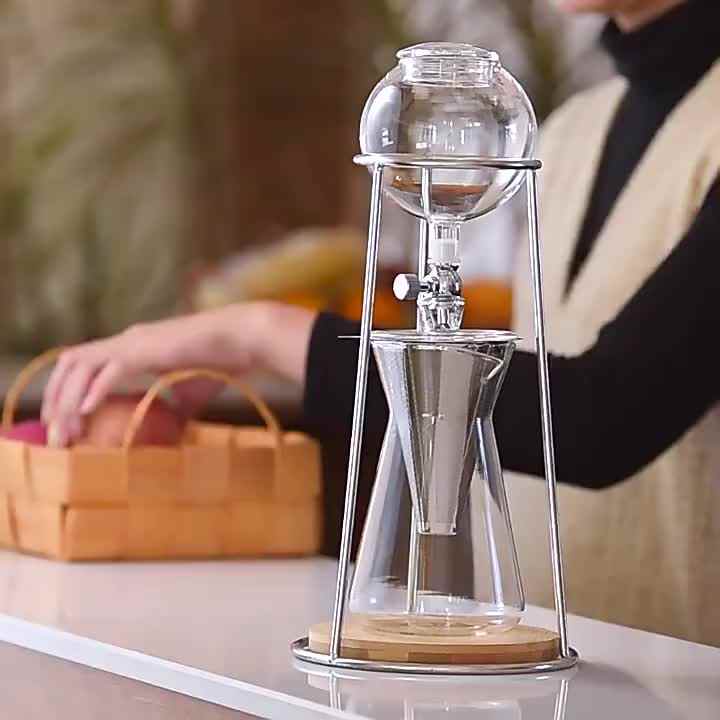 Iced Cold Brew Tower Coffee Maker Eco-Friendly Stylish