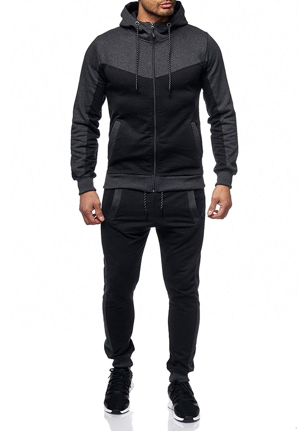 Men's Tracksuit Sports Suit Hoodie Clothes Running Jogging Sport Wear