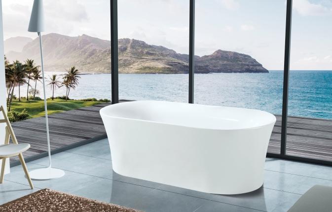 Flare 1800*750 modern double ended standard bathtubs