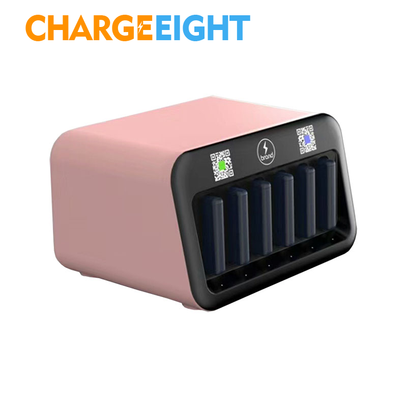 6-слот Горячая распродажа! Обмена Power Bank Прокат зарядная станция с 6 портативные зарядные устройства