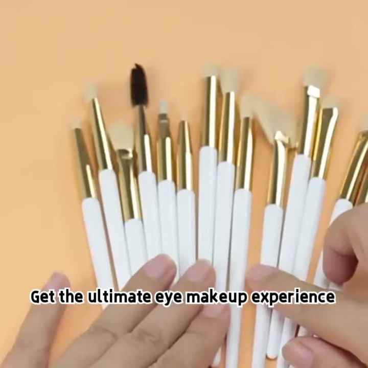 Professional 14pcs Custom Eye Makeup Brush Set Highend Ultra Fine Thin