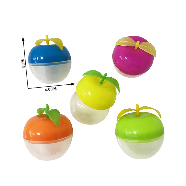 Маленький пластиковый контейнер для конфет в форме яблока для детей