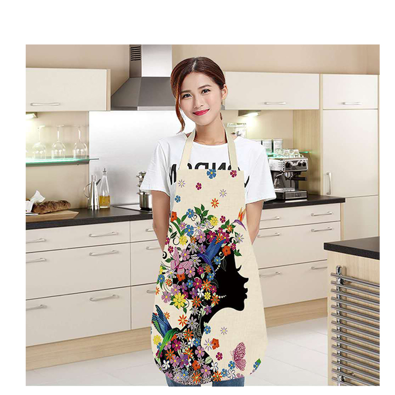 New designed apron cooking linen apron