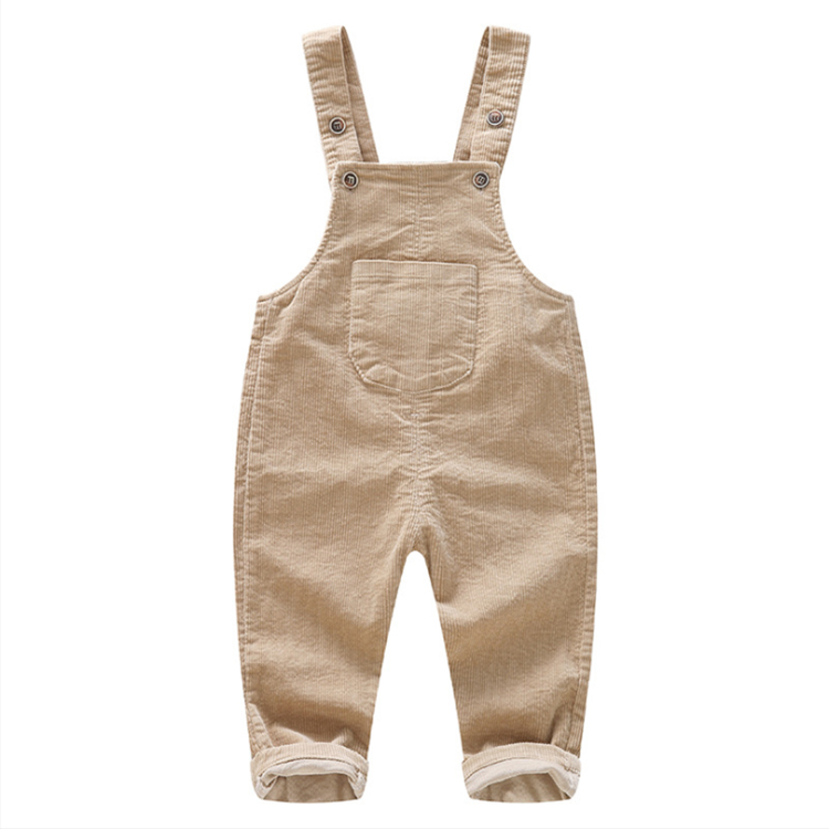 Осенняя продукция 2019, Детский вельветовый нагрудник Coogan От 0 до 4 лет, детская одежда, брюки