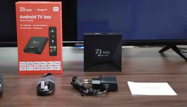 Z1 MAX Android 12 Smart TV Box - Quad Core, 8K Support, 2GB RAM