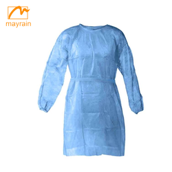PE  plastic disposable apron with sleeves