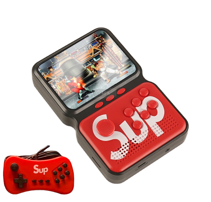 2021 Новый 900 в 1 игра Sup с дополнительной консоли 1200 мА/ч, ретро видео Игровая приставка портативная игровая приставка в коробке с 3,5 "большой экран