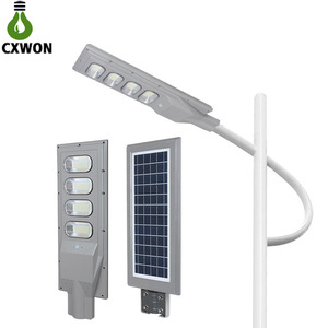 90W 120W 150W 160lm/w LED Street Lamp PIR Motion Sensor Solar Outdoor Street Light with Pole and Remote
