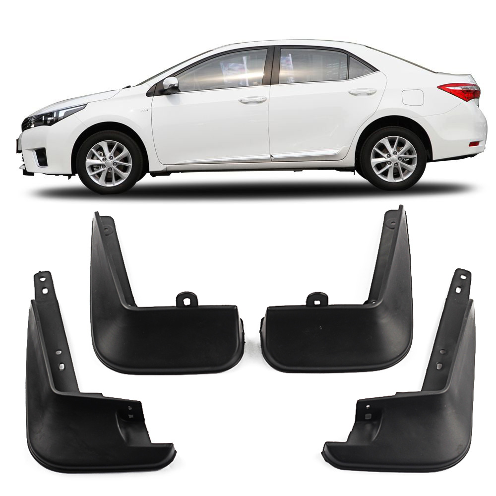 Splash Guards Front Rear 2011-2017 Toyota Sienna Mud Flaps Pair Full Set